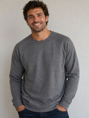 a new day Gray Crewneck Lightweight Sweatshirt